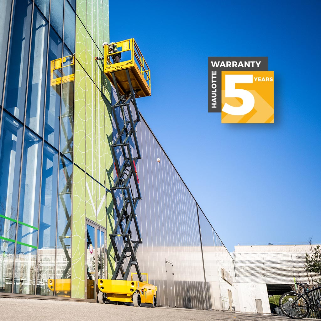 Haulotte warranty 5 years scissor lifts